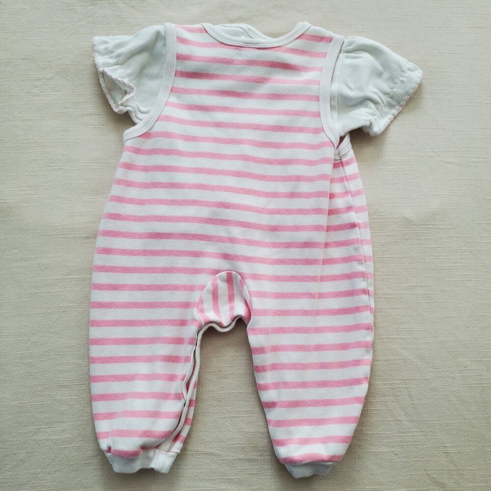 Vintage Striped Pantsuit + Shirt Set 9-12 months - Picture 8 of 8